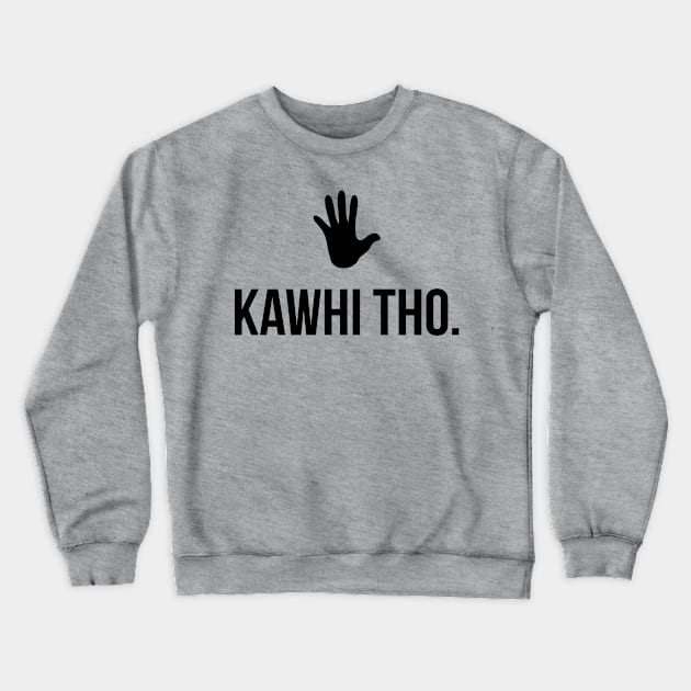 kawhi tho. Crewneck Sweatshirt by mariolombadi